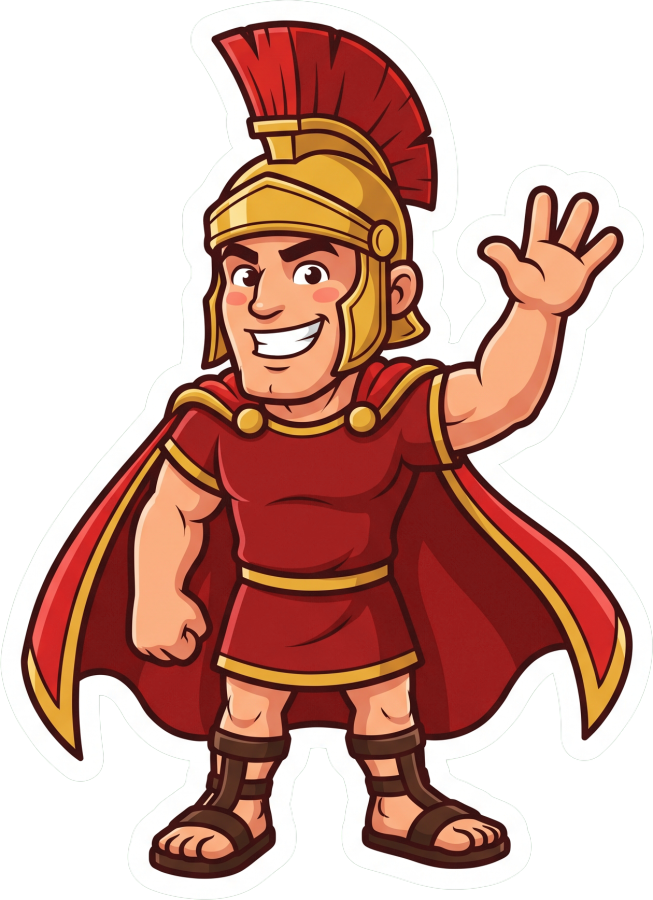 Maximus waving hello
